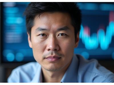 Portrait of David Kim, Financial Modeler