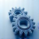 Gears interlocking, symbolizing collaboration and mechanics