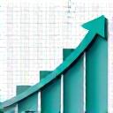 Chart with upward arrow, symbolizing growth and compliance